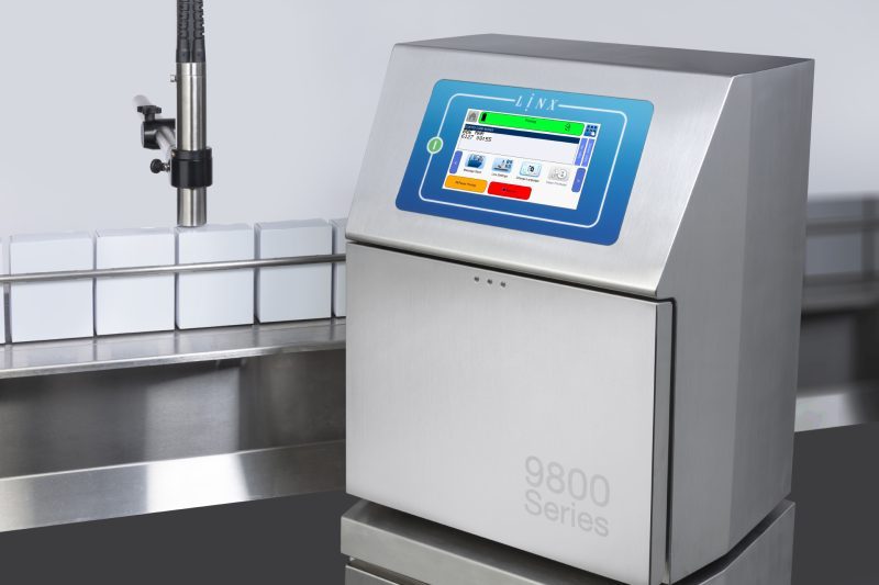 Linx 9800 Seriyası printerinin toxunma ekranı